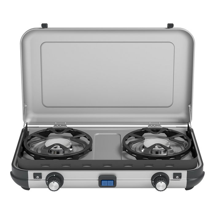 CAMPINGAZ Hornillo de Camping Kitchen 2 MAXI CV, 2 zonas, 3600W, Plegable, Combustible líquido, 4.4 kg
