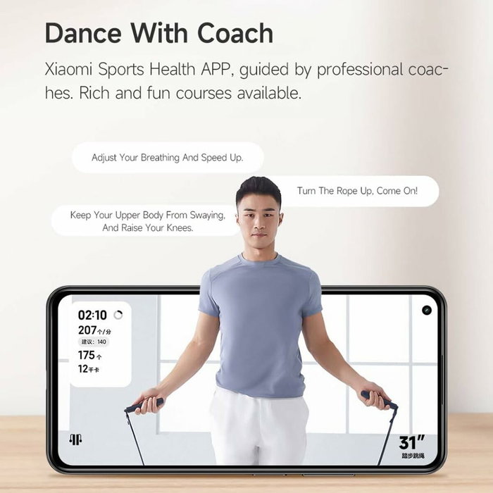 Cuerda de saltar inteligente Xiaomi BHR6944GL Negro 300 cm