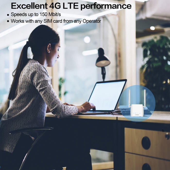 Strong 4G LTE Mini Router Wi-Fi 300 Blanco