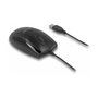 DeLOCK Mouse de escritorio USB óptico silencioso 1200 DPI Negro