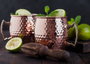 DKD Home Decor Set de 2 Tazas Coctel Moscow en Acero Inoxidable