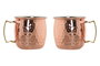 DKD Home Decor Set de 2 Tazas Coctel Moscow en Acero Inoxidable