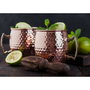 DKD Home Decor Set de 2 Tazas Coctel Moscow en Acero Inoxidable