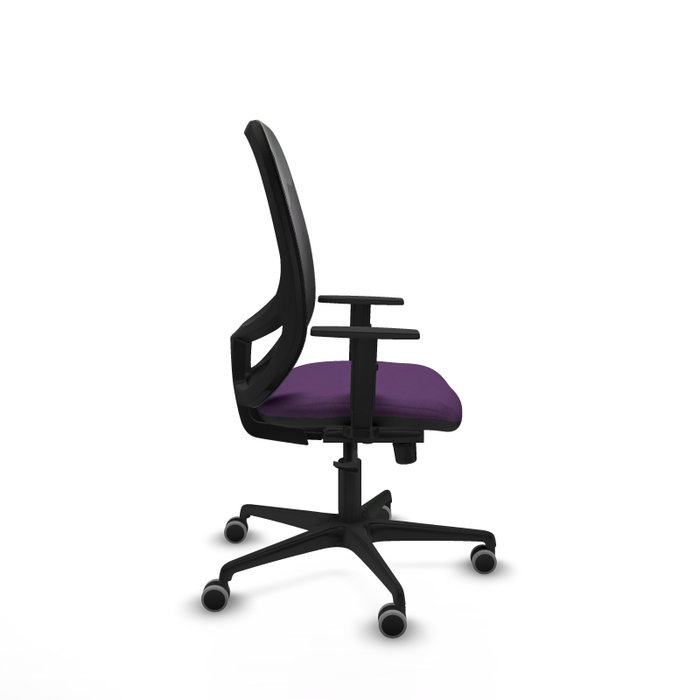 PIQUERAS Y CRESPO Silla de oficina Cilanco con mecanismo Sincro, morado y negro