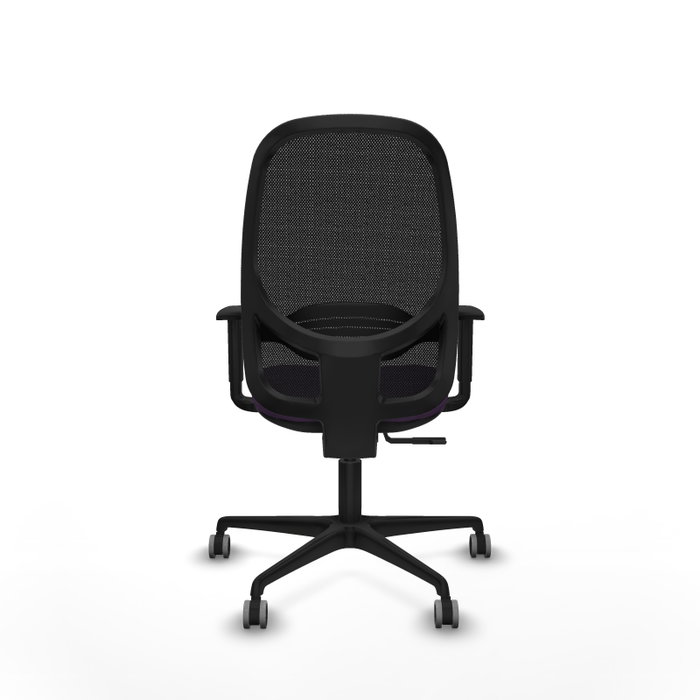 PIQUERAS Y CRESPO Silla de oficina Cilanco con mecanismo Sincro, morado y negro