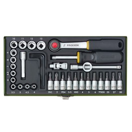 PROXXON Kit de Mecánica de Precisión 36 Piezas 1/4" Ref. 2223080
