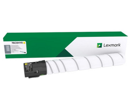 Lexmark 76C0HY0 Toner Color Amarillo (Yellow) de Alto Rendimiento XL para Impresoras Lexmark