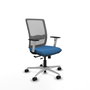 PIQUERAS Y CRESPO Silla de oficina Haches Azul claro y Gris