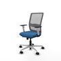 PIQUERAS Y CRESPO Silla de oficina Haches Azul claro y Gris