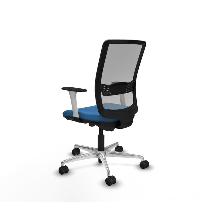 PIQUERAS Y CRESPO Silla de oficina Haches Azul claro y Gris