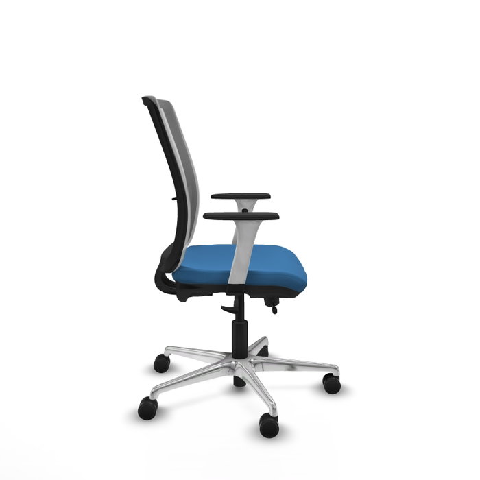 PIQUERAS Y CRESPO Silla de oficina Haches Azul claro y Gris
