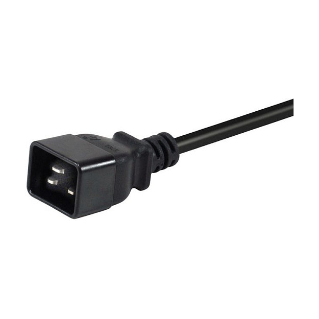EQUIP 112131 Cable de Corriente C20 a C19 3m Negro