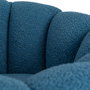Sillón Azul Tejido-Madera 92 X 89 X 61 cm