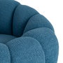 Sillón Azul Tejido-Madera 92 X 89 X 61 cm