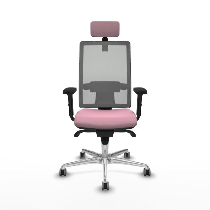 PIQUERAS Y CRESPO Silla de oficina Horna Rosa y Gris PIQUERAS Y CRESPO Silla de oficina Horna Rosa y Gris