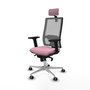 PIQUERAS Y CRESPO Silla de oficina Horna Rosa y Gris
