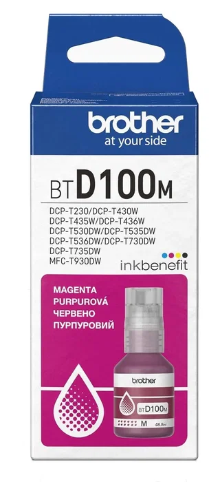 Brother BTD100M Tinta de recarga Magenta