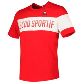 Camiseta de Manga Corta Hombre Le coq sportif N°2 Rouge Rojo