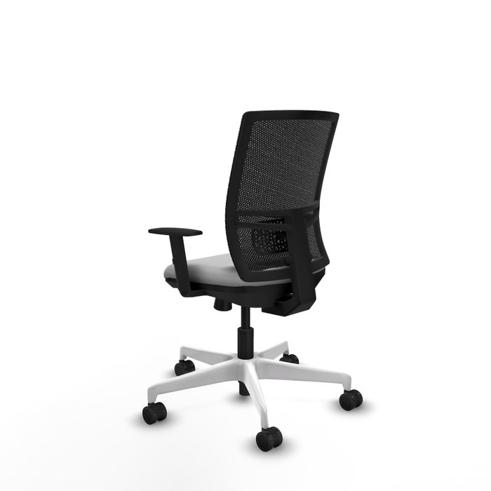 PIQUERAS Y CRESPO Silla de oficina Yunquera con mecanismo Sincro/Traslack Gris claro y Negro PIQUERAS Y CRESPO Silla de oficina Yunquera con mecanismo Sincro/Traslack Gris claro y Negro