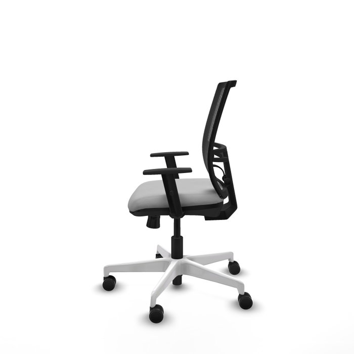 PIQUERAS Y CRESPO Silla de oficina Yunquera con mecanismo Sincro/Traslack Gris claro y Negro PIQUERAS Y CRESPO Silla de oficina Yunquera con mecanismo Sincro/Traslack Gris claro y Negro