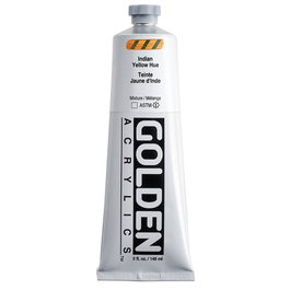 Golden Heavy Body Colores Acrílicos Tono Indio Amarillo 148 ml