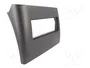 ACV Bastidor de montaje de radio para Fiat Stilo 2001-> 1 DIN Negro