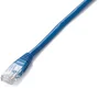 Equip Cable de Red 825430 RJ-45 U/UTP Cat5e 1 Metro Azul - Conector Macho Chapado en Oro, Certificado RoHS, ISO/IEC 11801