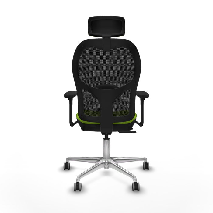 PIQUERAS Y CRESPO Silla de oficina Jorquera Sincro/Traslack Pistacho y Negro