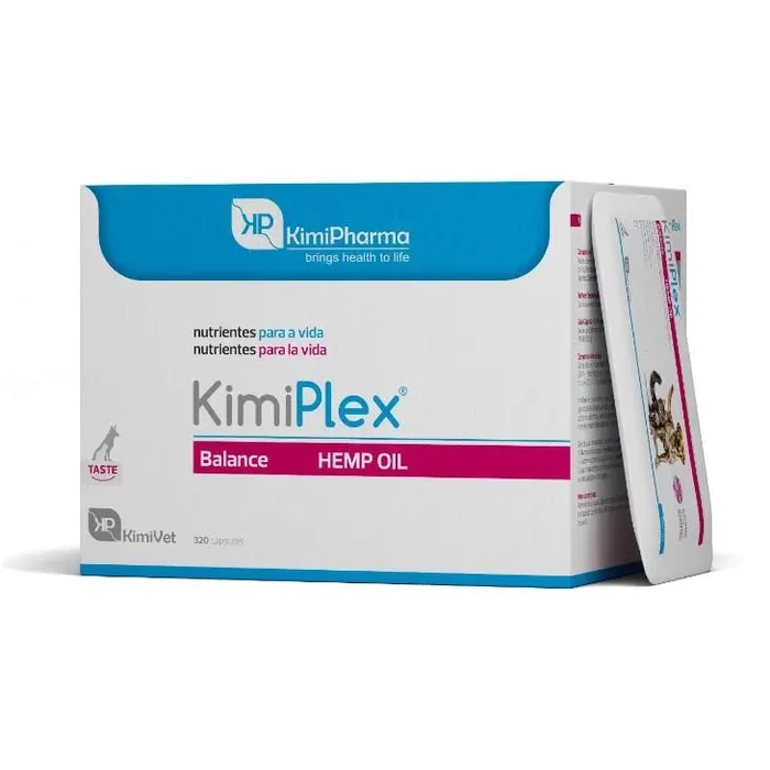 Kimipharma Kimiplex 320 Caps, Alimento Complementario con Aceite de Cáñamo y Antioxidantes para Función Sensorial Kimipharma Kimiplex 320 Caps, Alimento Complementario con Aceite de Cáñamo y Antioxidantes para Función Sensorial