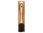 Kinvara Pala de Silicona Negra con Mango de Madera, 25 cm de Ancho x 5.2 cm de Largo, Utensilio de Cocina Respetuoso (Set de 24)