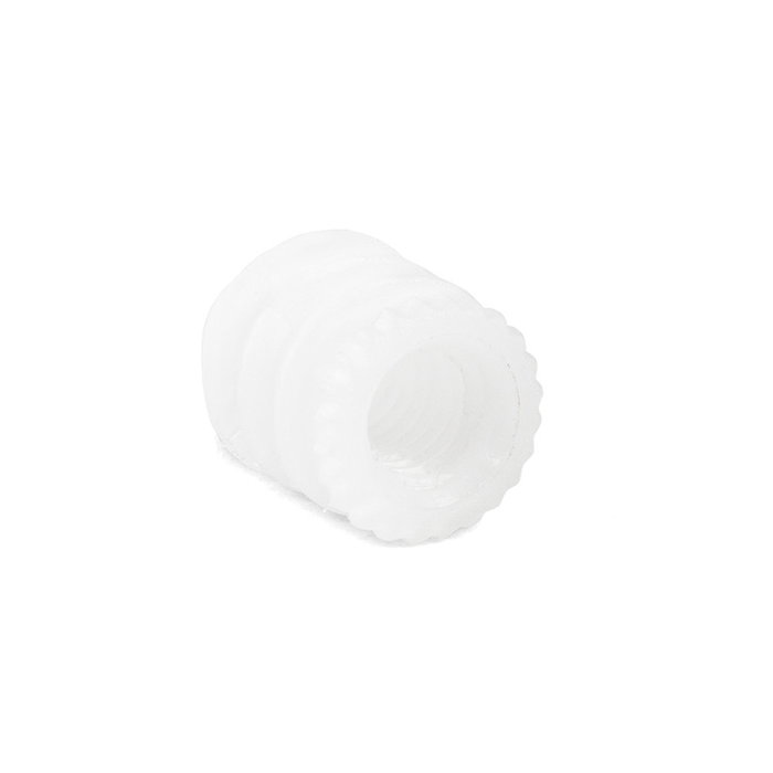 HERRAJES ALK Tuerca Nylon Blanco Coto M6 D11X13 Para Taladro 10Mm Sin Ranura En La Cabeza HERRAJES ALK Tuerca Nylon Blanco Coto M6 D11X13 Para Taladro 10Mm Sin Ranura En La Cabeza