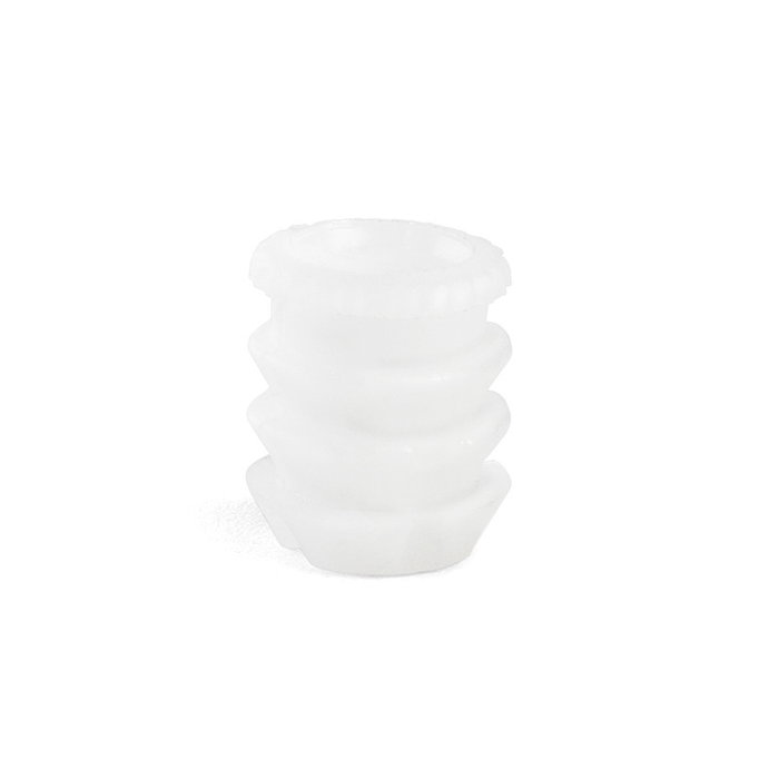 HERRAJES ALK Tuerca Nylon Blanco Coto M6 D11X13 Para Taladro 10Mm Sin Ranura En La Cabeza HERRAJES ALK Tuerca Nylon Blanco Coto M6 D11X13 Para Taladro 10Mm Sin Ranura En La Cabeza