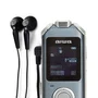 Aiwa DVR-M700 Dictáfono Digital de Voz, 16GB Memoria Interna, Grabación 275h, Pantalla OLED, Micrófono 3, USB Tipo-C, Radio FM, Color Azul