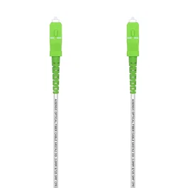 AISENS Cable de fibra óptica SC/APC a SC/APC 15 m G.657A2 Blanco