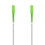 AISENS Cable de fibra óptica SC/APC a SC/APC 15 m G.657A2 Blanco