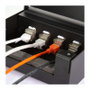 LogiLink Caja de consolidación para 4 conectores keystone, metal, negro