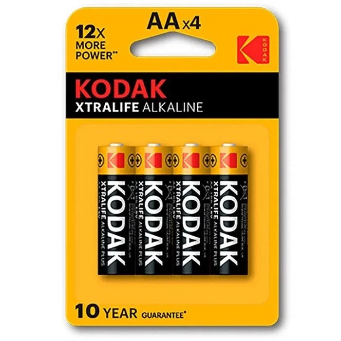 Kodak Xtralife Pilas Alcalinas AA LR06 Pack de 4
