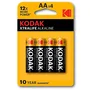 Kodak Xtralife Pilas Alcalinas AA LR06 Pack de 4