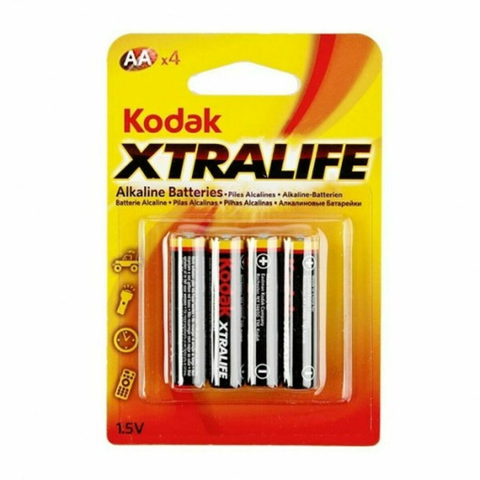 Kodak Pilas XTRAlife Alcalina AA LR06 Pack de 4 Kodak Pilas XTRAlife Alcalina AA LR06 Pack de 4