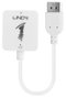 Lindy Adaptador HDMI a DisplayPort 4K 3840x2160 Blanco 38146