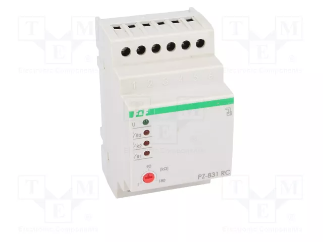 F&F PZ-831-RC Relé de monitorización de nivel para líquido conductivo