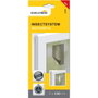 Schellenberg Parche adhesivo de fibra de vidrio para mosquitera, antracita, 5 x 100 cm
