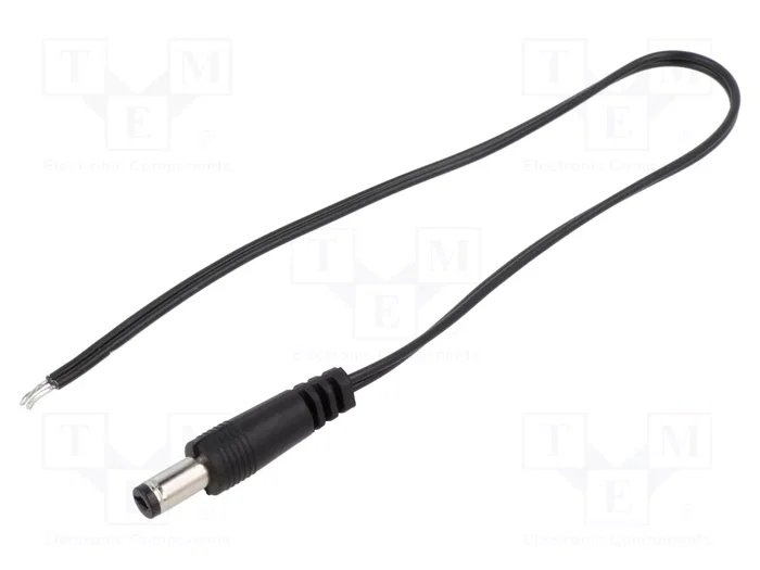BQ CABLE Cable de alimentación plano 2x0,35mm2 DC 5,5/2,1 recto BQ CABLE Cable de alimentación plano 2x0,35mm2 DC 5,5/2,1 recto