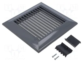DOSPEL S.A. Rejilla de ventilación grafito 135x135mm