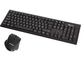 Sandberg Wireless Office DesktopSet Nor Teclado y Ratón Inalámbricos para Ordenador con Receptor USB para Mayor Libertad de Movimiento y Instalación Automática