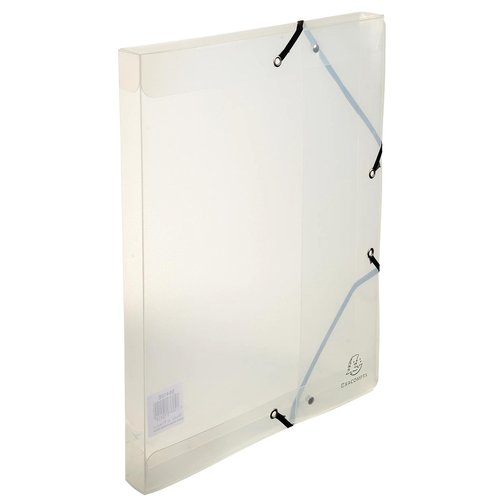 Carpeta De Proyectos Exacompta Exabox Pp Cristal A4 Gomas 2,5 Cm Carpeta De Proyectos Exacompta Exabox Pp Cristal A4 Gomas 2,5 Cm
