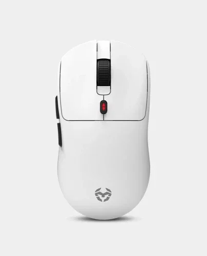 Krom Klever Ratón Gaming Inalámbrico Blanco 10000 DPI
