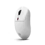 KROM Klever Ratón Gaming Inalámbrico 2.4GHz para Diestro, Ultraligero 55g, Sensor Óptico Pixart 3325 hasta 10000 DPI, 6 Botones, 1000Hz, Batería Recargable, Blanco