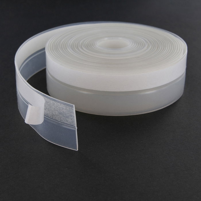 Je cherche une Idee Cinta Antiviento para Puertas y Ventanas, Elastomero Termoplástico Transparente, 400 cm