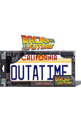 DOCTOR COLLECTOR Réplica matrícula DeLorean Outatime Regreso al Futuro